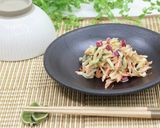 シャキシャキ梅入り切り干し大根サラダ作り方6写真