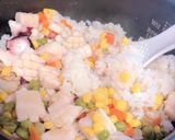 クマソバポトフで炊き込みシーフードピラフ作り方6写真