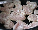 やわらか鶏むね肉のマスタード醤油作り方4写真