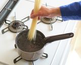 あさりのトマトクリームシチューパスタ作り方3写真