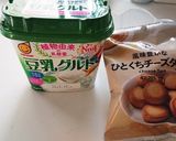 1分で☆豆乳ヨーグルトレアチーズケーキ作り方1写真