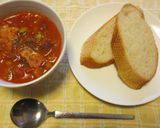 レンジで具だくさんミネストローネスープ作り方6写真