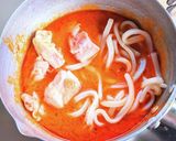 バターチキンカレーうどん作り方13写真