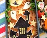 ★ハロウィンキャラ弁☆オバケの家*Ym*作り方6写真