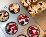 ベリーのクランブルマフィン　米粉使用作り方9写真