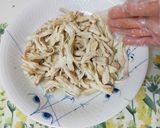 レンジde蒸し鶏とザーサイ青紫蘇サラダ作り方5写真