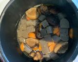 煮物 椎茸 こんにゃく 超簡単作り方5写真