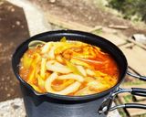 登山に！ダシが効いた山頂カレーうどん作り方5写真