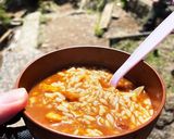 登山に！ダシが効いた山頂カレーうどん作り方6写真