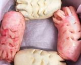 不思議パンの♡鯉のぼりウールロールパン作り方12写真