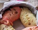 不思議パンの♡鯉のぼりウールロールパン作り方13写真