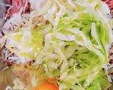 ダイエット！キャベツえのきで照焼きバーグ作り方3写真