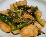 簡単！鶏ささみとピーマンのごま味噌炒め♪作り方5写真