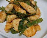 簡単!鶏ささみとアスパラのバタポン炒め作り方8写真