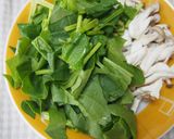 レンジで簡単♪ほうれん草しめじの胡麻和え作り方1写真