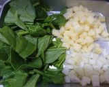 イタリア料理人のほうれん草のフリッタータ作り方1写真