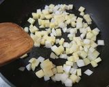 イタリア料理人のほうれん草のフリッタータ作り方2写真