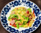 春野菜☆筍と絹さやの卵とじ作り方6写真