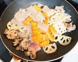 これは王道☆豚肉のレンコン金平作り方5写真