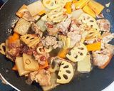 これは王道☆豚肉のレンコン金平作り方8写真