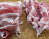 もやしと豚肉の中華丼作り方1写真