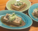 簡単♡厚揚げステーキのすり胡麻まみれ作り方2写真