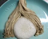 キャラ弁＊エノキでワンレングスの女の子作り方5写真
