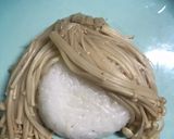 キャラ弁＊エノキでワンレングスの女の子作り方6写真