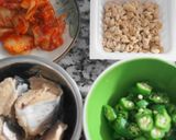 鯖缶の豆乳冷うどん作り方1写真