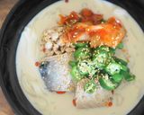 鯖缶の豆乳冷うどん作り方4写真