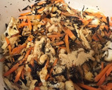お鍋ひとつで☆ひじき豆の炊き込みごはん作り方5写真