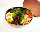 のっけ弁当(茄子の赤味噌焼き)作り方1写真