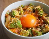 1分で完成!アボカド・キムチ丼♪作り方4写真