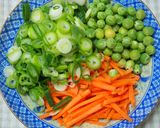 春の炒り豆腐♪うすいえんどう豆入り♪作り方4写真