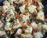 春の炒り豆腐♪うすいえんどう豆入り♪作り方9写真