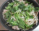 時短！豚肉・小松菜・もやしの旨ポン炒め作り方3写真