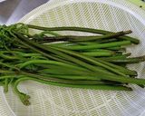 わらびのあく抜き作り方1写真