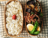 お弁当★和牛と小松菜の焦がしバター炒め作り方10写真