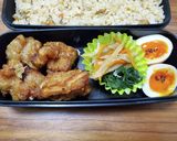 ニンニク醤油唐揚げ弁当(おやじのお弁当)作り方3写真