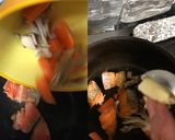 簡単！鮭のちゃんちゃん焼き風みそ汁♪作り方3写真