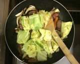 超簡単☆濃厚！からしマヨネーズ焼きそば♫作り方4写真