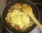 超簡単☆濃厚！からしマヨネーズ焼きそば♫作り方7写真