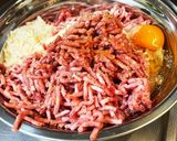 肉汁じゅわ〜！肉厚☆和風おろしハンバーグ作り方1写真