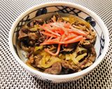 男の牛丼作り方7写真