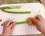 【家つま】アスパラの胡麻ゆかり♪作り方1写真