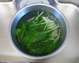 青菜のおひたし　小えびと天かす和え作り方1写真