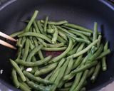 いんげんのにんにく醤油炒め作り方2写真