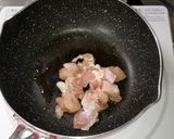 鶏肉としめじのナポリタン作り方2写真