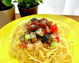 カクテルサラダの冷製パスタ作り方5写真