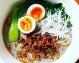 豚ばらとキャベツのうどん作り方8写真
